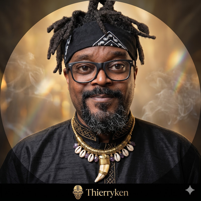 Portrait de Thierryken, créateur panafricain
